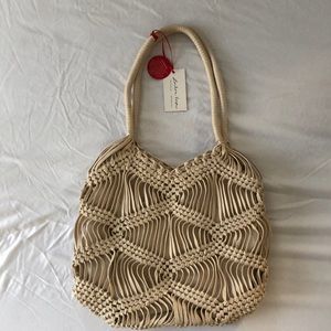 London Kaye macrame shoulder bag